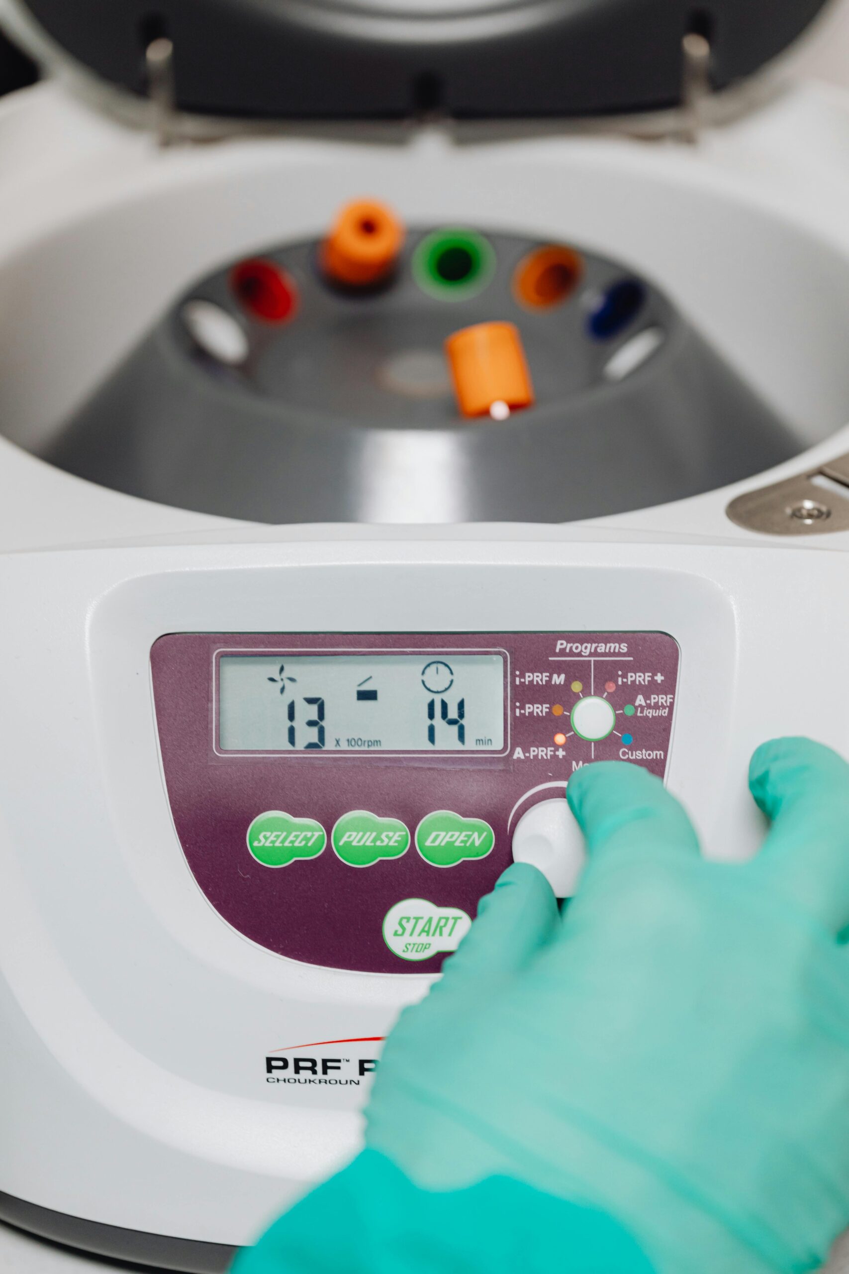 EU MDR - A Doctor Using a Centrifuge Machine